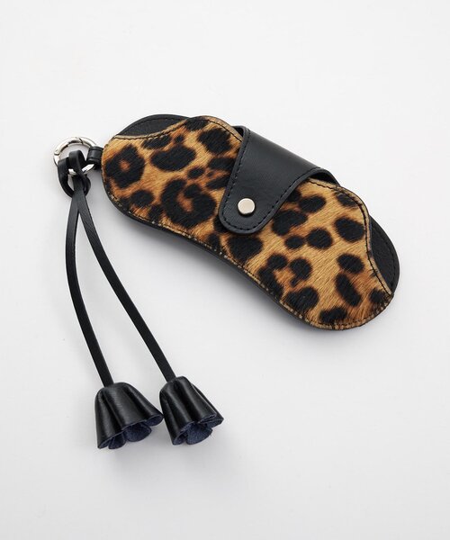 【新品未使用】Hoaw. Glasses Case メガネケース ヒョウ柄 COMMON WARE 伊達メガネ メガネ 眼鏡 EC:MATOKA/KAKISI ALUS