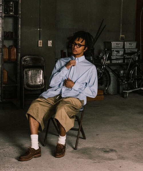 NAUTICA シャツ NAUTICA/ノーティカ Stripe BD Shirt Chambray L