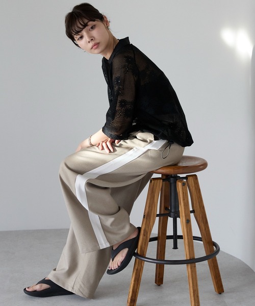SOTT tシャツ Flower mesh skipper tops フラワーメッシュスキッパー