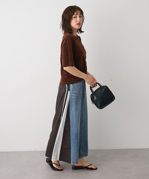 tricot COMME des GARCONS ジーンズ　スカート　異素材 CRAFT STANDARD BOUTIQUE スカート デニム切替異素材スカート
