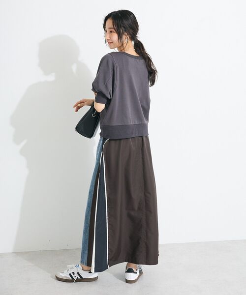 CRAFT STANDARD BOUTIQUE スカート デニム切替異素材スカート