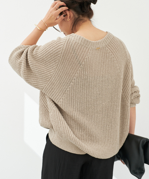 Deuxieme Classe 新品 アゼ プルオーバーニット ベージュ
