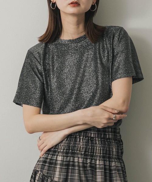 SENSE OF PLACE by URBAN RESEARCH tシャツ クルーネックラメT