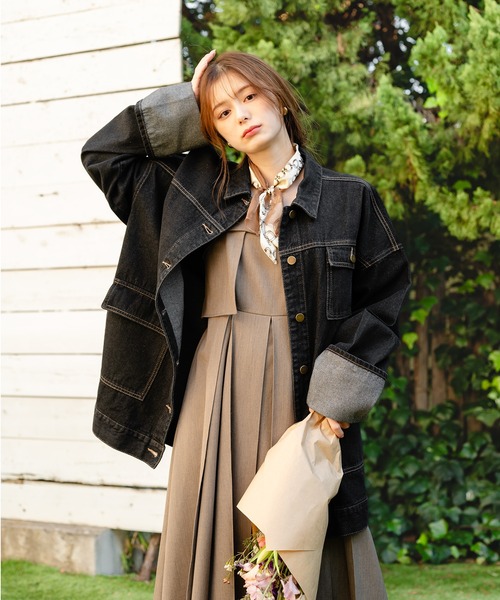 mideal denim over jacket / デニムオーバージャケット