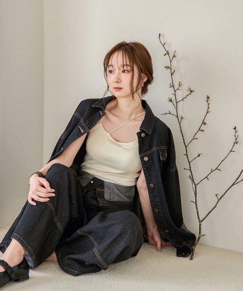 mideal デニムジャケット gジャン denim over jacket / デニム