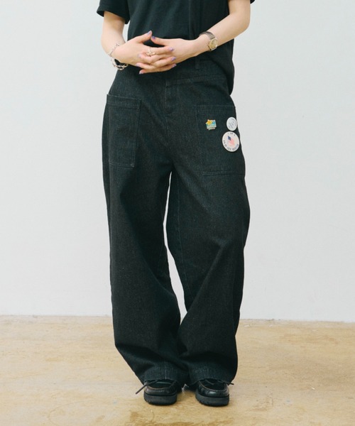 INTER FACTORY（インターファクトリー） ワイドパンツ ジーンズ HIROKI