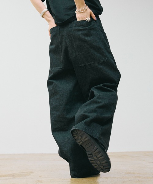 INTER FACTORY（インターファクトリー） ワイドパンツ ジーンズ HIROKI