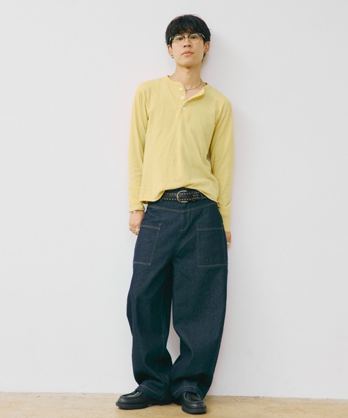 Hirokiページ INTER FACTORY（インターファクトリー） ワイドパンツ ジーンズ HIROKI