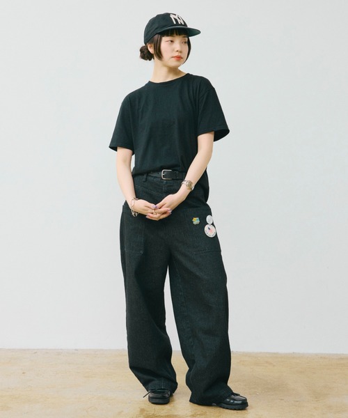 INTER FACTORY（インターファクトリー） ワイドパンツ ジーンズ HIROKI