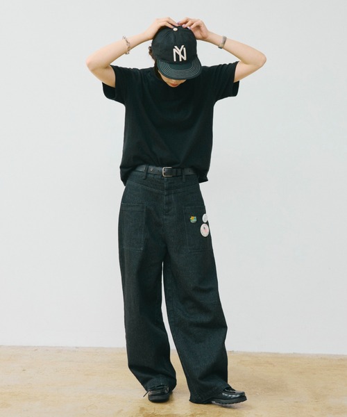 INTER FACTORY（インターファクトリー） ワイドパンツ ジーンズ HIROKI