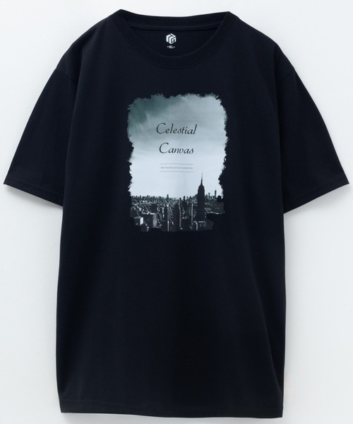 tシャツ T-GRAPHICS フォトプリント半袖Tシャツ メンズ レディース