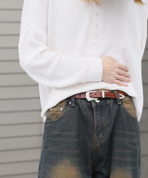TORY LEATHER　トリーレザー ベルト レディース　本革　超美品 TORY LEATHER/トリーレザー Mini Hoof Pick Belt レザーベルト