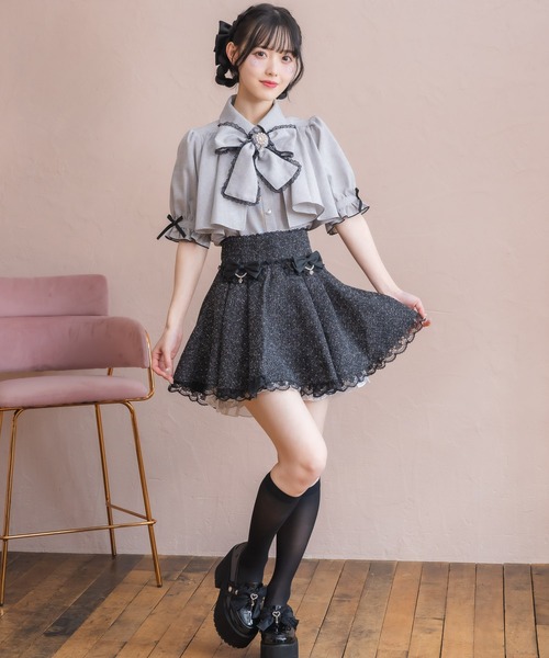 ROJITA（ロジータ） スカート リボン付キラキラスカパン : ZOZOTOWN
