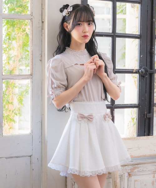 ROJITA(ロジータ) スカート リボン付キラキラスカパン : ZOZOTOWN ROJITA(ロジータ) スカート リボン付キラキラスカパン : ZOZOTOWN