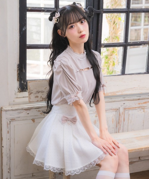 ROJITA（ロジータ） スカート リボン付キラキラスカパン : ZOZOTOWN