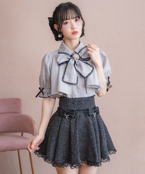 ROJITA（ロジータ） スカート リボン付キラキラスカパン : ZOZOTOWN