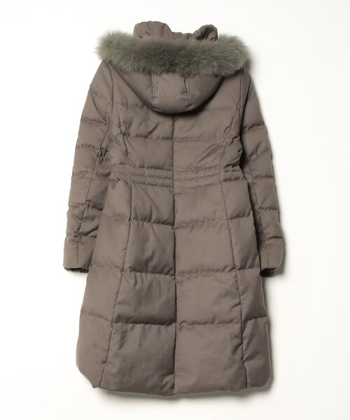 「SWINGLE」 ダウンコート MEDIUM カーキ レディース_画像2