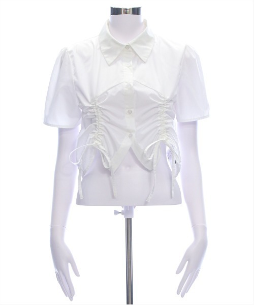 シャツ/ブラウス(半袖/袖なし) howdy. emboss eri blouse シャツ/ブラウス(半袖/袖なし) howdy. emboss eri blouse moment+