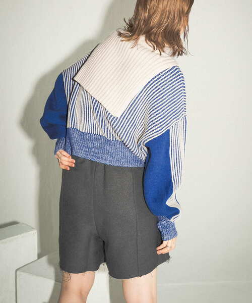 KBF 「KBF」 長袖ニット ONE ブルー レディース : ZOZOTOWN Yahoo!店