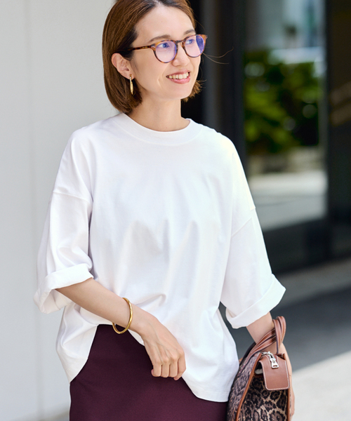 tシャツ モックネック 長袖シャツ レディース 楽天市場】モックネック ポンチTシャツ Tシャツ レディース