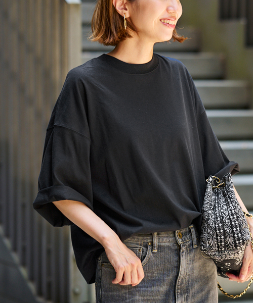 FRAMeWORK tシャツ 「追加」モックネックTシャツ レディース