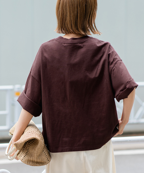 「FRAMeWORK」 半袖Tシャツ FREE ブラック レディース FRAMeWORK tシャツ 「追加」モックネックTシャツ レディース
