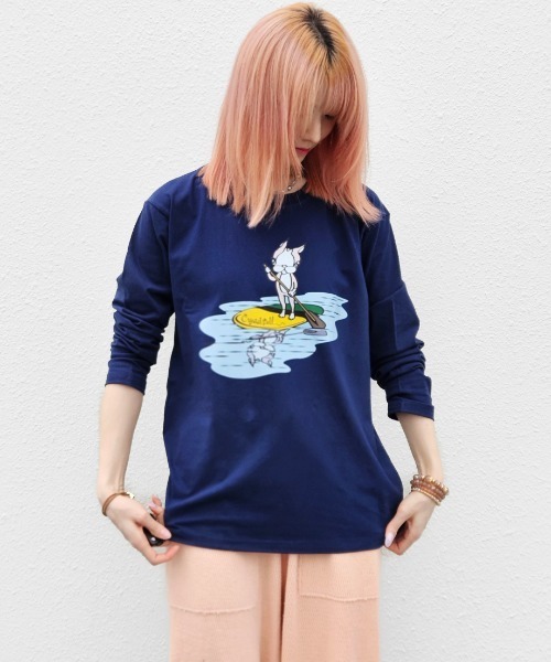 tシャツ LOHAS Hippie cutsew レディース CRYSTAL BALL tシャツ LOHAS Hippie cutsew レディース