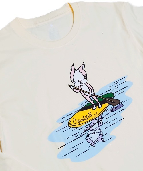 tシャツ LOHAS Hippie cutsew レディース CRYSTAL BALL tシャツ LOHAS Hippie cutsew レディース