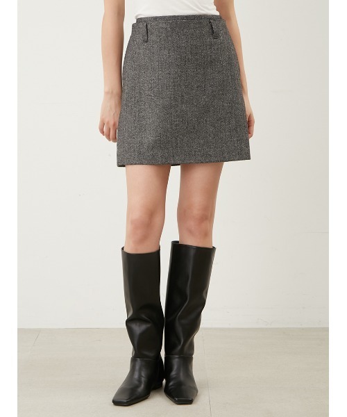 「Mila Owen」 スカート 1 ブラック レディース_画像6