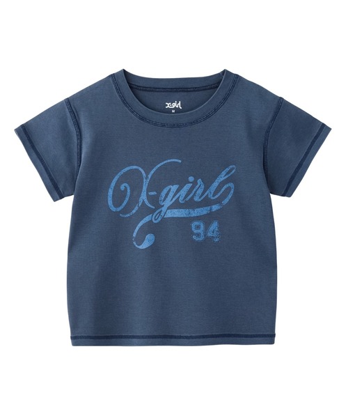 tシャツ LOGO AND NUMBER S/S BABY TEE レディース X-girl tシャツ LOGO AND NUMBER S/S BABY TEE レディース