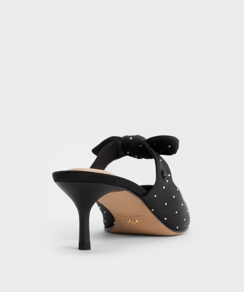 CHARLES ＆ KEITH サンダル Jayce ジェイス ドットノットボウ