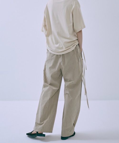 EN NEUME パンツ Side Ribbon Stripe Pants レディース : ZOZOTOWN