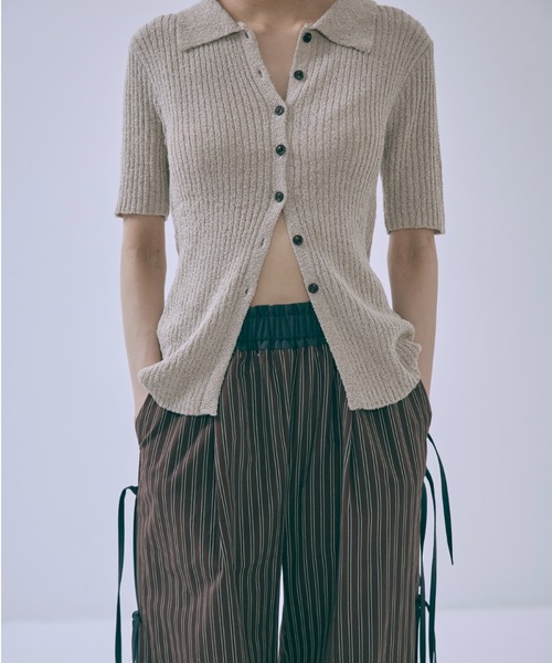 EN NEUME パンツ Side Ribbon Stripe Pants レディース : ZOZOTOWN