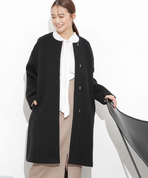 NANO universe ノーカラーコート Sサイズ NANO universe（ナノ・ユニバース） ノーカラーコート S ブラック