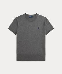 ラルフ ローレン ショートスリーブ 半袖ニットセーター　グレーS POLO RALPH LAUREN（ポロ・ラルフローレン） ラルフローレン ニット