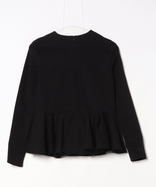 「TSURU by Mariko Oikawa」 長袖カットソー 34 ブラック レディース