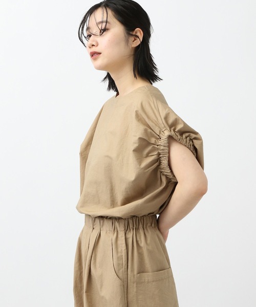 tシャツ 「natural by clip」ダブルフロントドルマンスリーブブラウス レディース studio CLIP tシャツ 「natural by clip」ダブルフロント