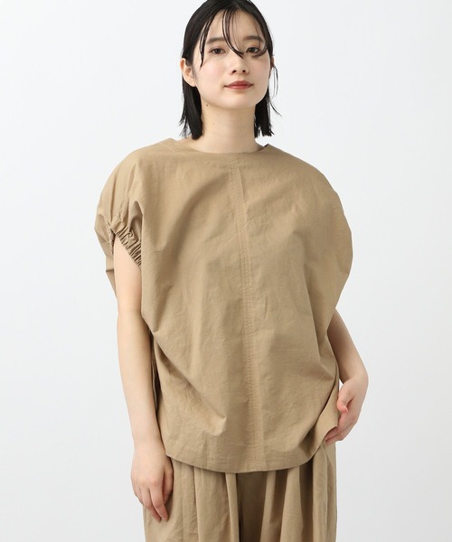 tシャツ 「natural by clip」ダブルフロントドルマンスリーブブラウス レディース studio CLIP tシャツ 「natural by clip」ダブルフロント