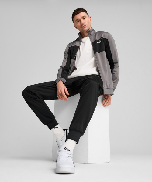 PUMA ジャージ プーマ メンズ ポリ カラーブロック スーツ 上下