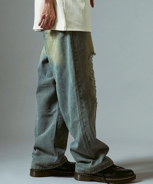  JEANS / メンズ ジーンズ 児島ジーンズ 21オンス ダブルニー ジーンズ メンズ パンツ