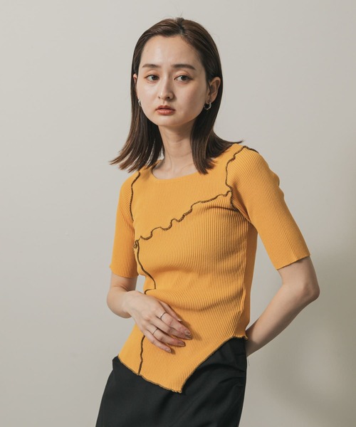 SENSE OF PLACE by URBAN RESEARCH ニット セーター アシメ