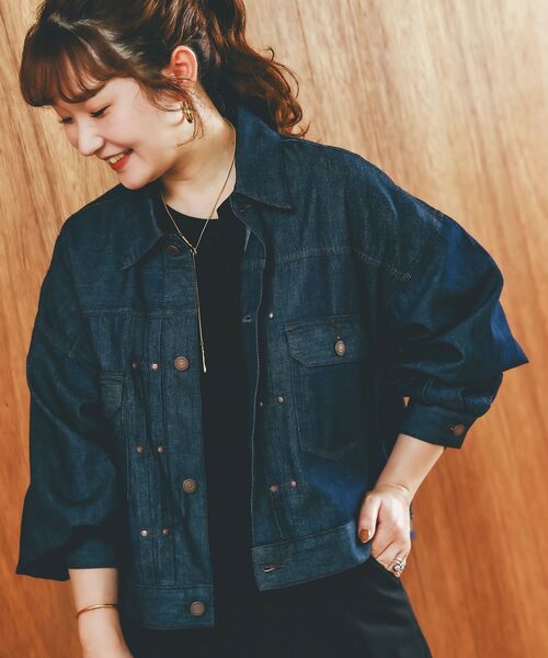 るる　ICB L Denim ジャケット　タグ付き新品　サイズ42 るる ICB L Denim ジャケット タグ付き新品 サイズ42 13.5オンス
