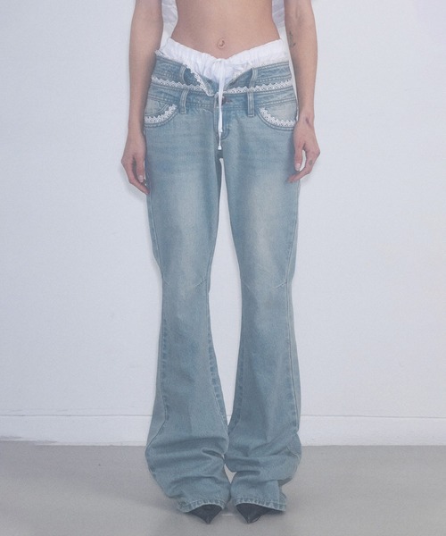 SCULPTOR ジーンズ デニム デニムパンツ Double Waist Boots Cut