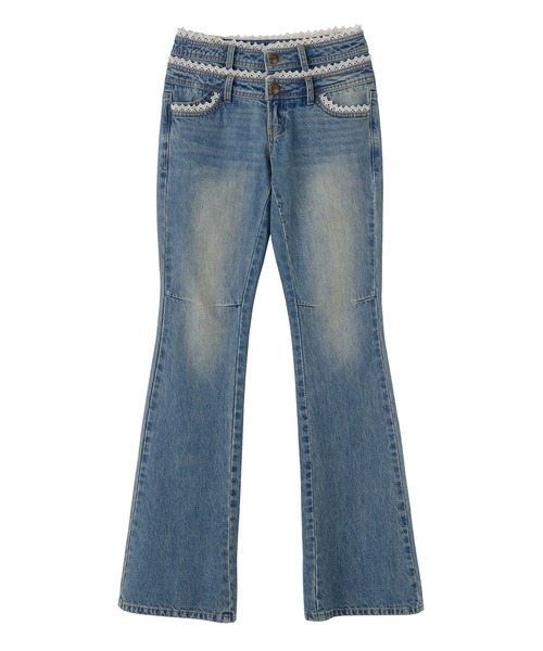 【S/DOUBLE】エスダブル Denim Standard Jean Womens デニム 10046155-1.jpg
