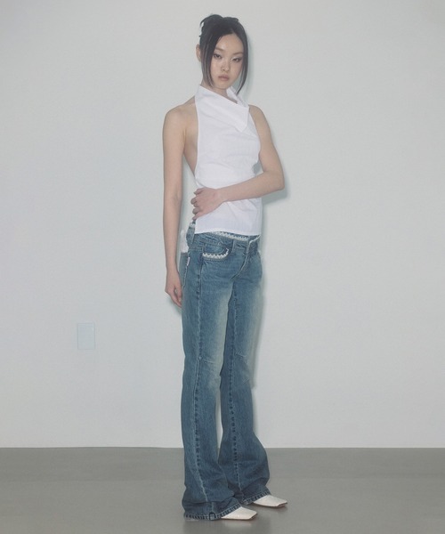 SCULPTOR ジーンズ デニム デニムパンツ Double Waist Boots Cut