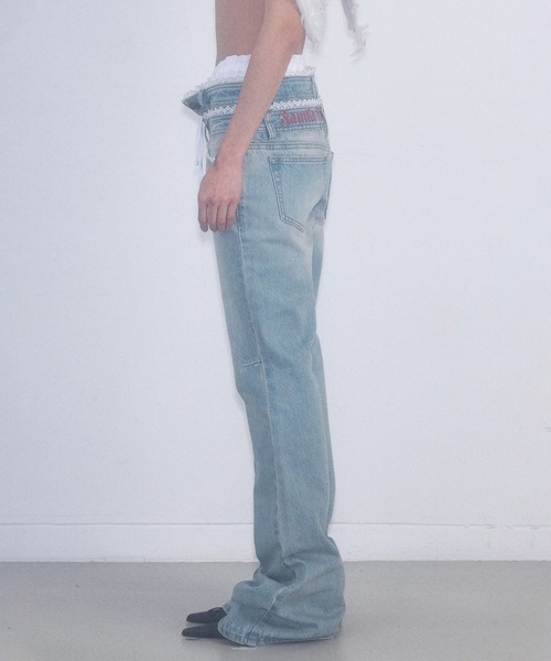 Beaded Waist Denim Pants（デニムパンツ）｜SCULPTOR（スカルプ