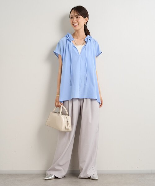 un dix cors ブラウス シャツ 「全方向大人フェミニン見え