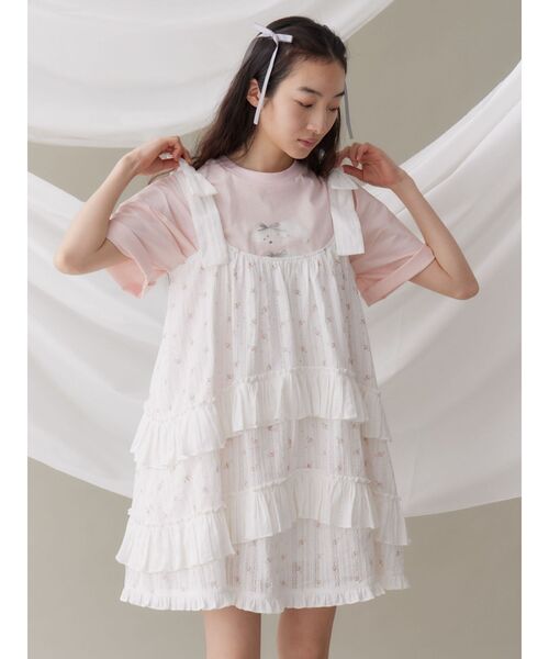merry jenny floralフレアミニワンピース merry jenny ワンピース floralフレアミニワンピース : ZOZOTOWN