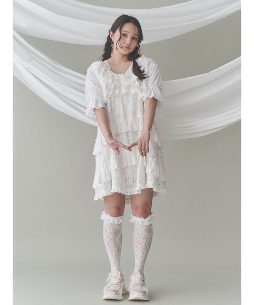 【即日発送】merry jenny floralフレアミニワンピース merry jenny ワンピース floralフレアミニワンピース : ZOZOTOWN