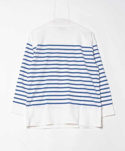 「URBAN RESEARCH ROSSO WOMEN」 ボーダー柄長袖カットソー M ホワイト レディース